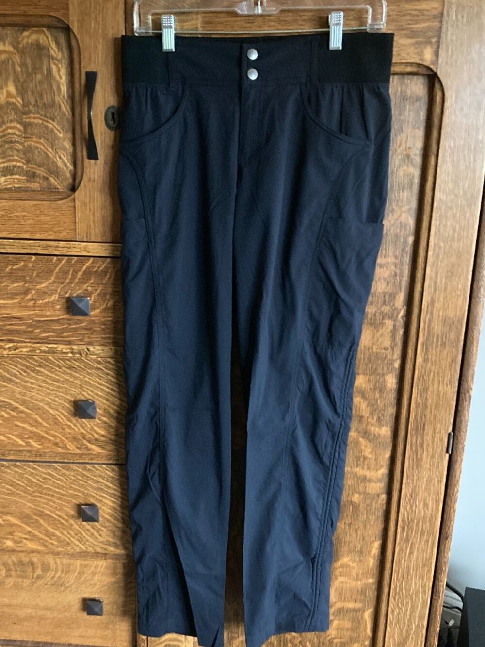 Title Nine Clamber Hiking Pants 8 Black Excellent Used Condition